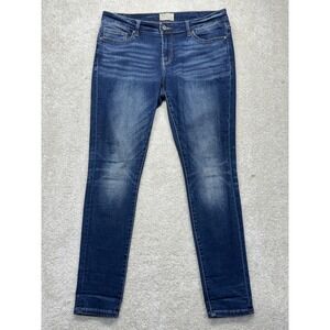 BKE Women's Skinny Jeans - Dark Blue